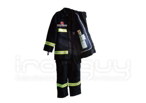 Traje de bombero de uso industrial. Incluye: pantalón, chaqueta, tirantes y  monja IG-FFSS01 - PROTECCIÓN PERSONAL